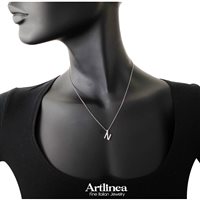 Collana Artlinea Donna in Argento Zircone ZCS4/N-LB - ZCS4/N-LB